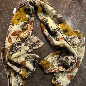 Women Large Long Scarf Shawl Khaki